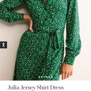 Boden Julia Jersey shirt dress